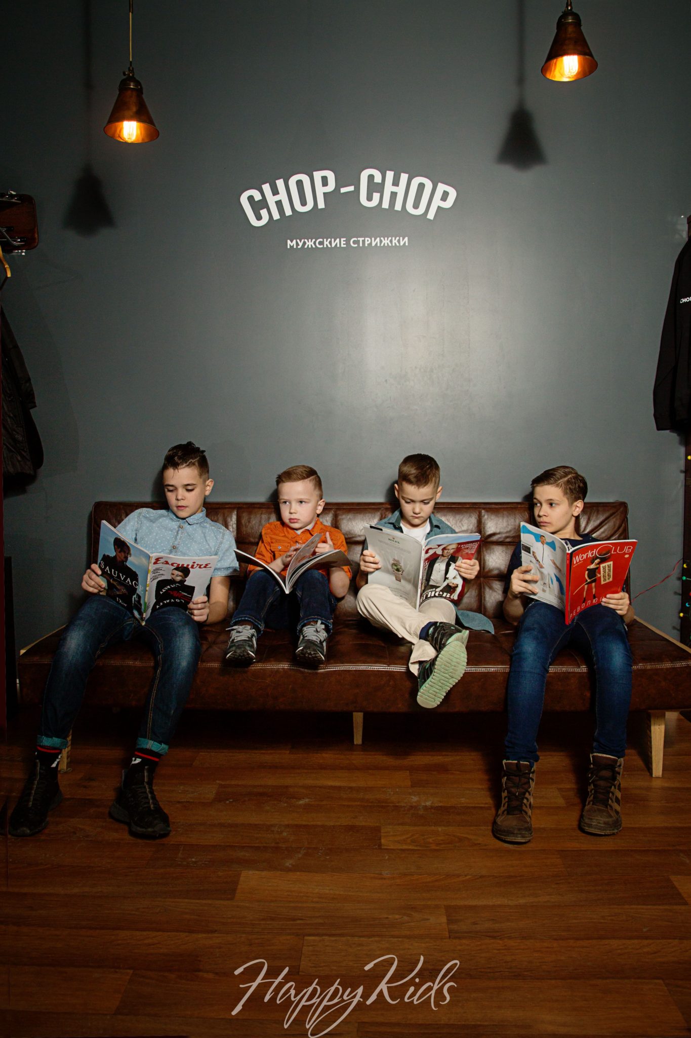 Рекламная съемка барбершопа Chop Chop Саратов Happy Kids - Детская школа  моделей Happy Kids - первый урок бесплатно