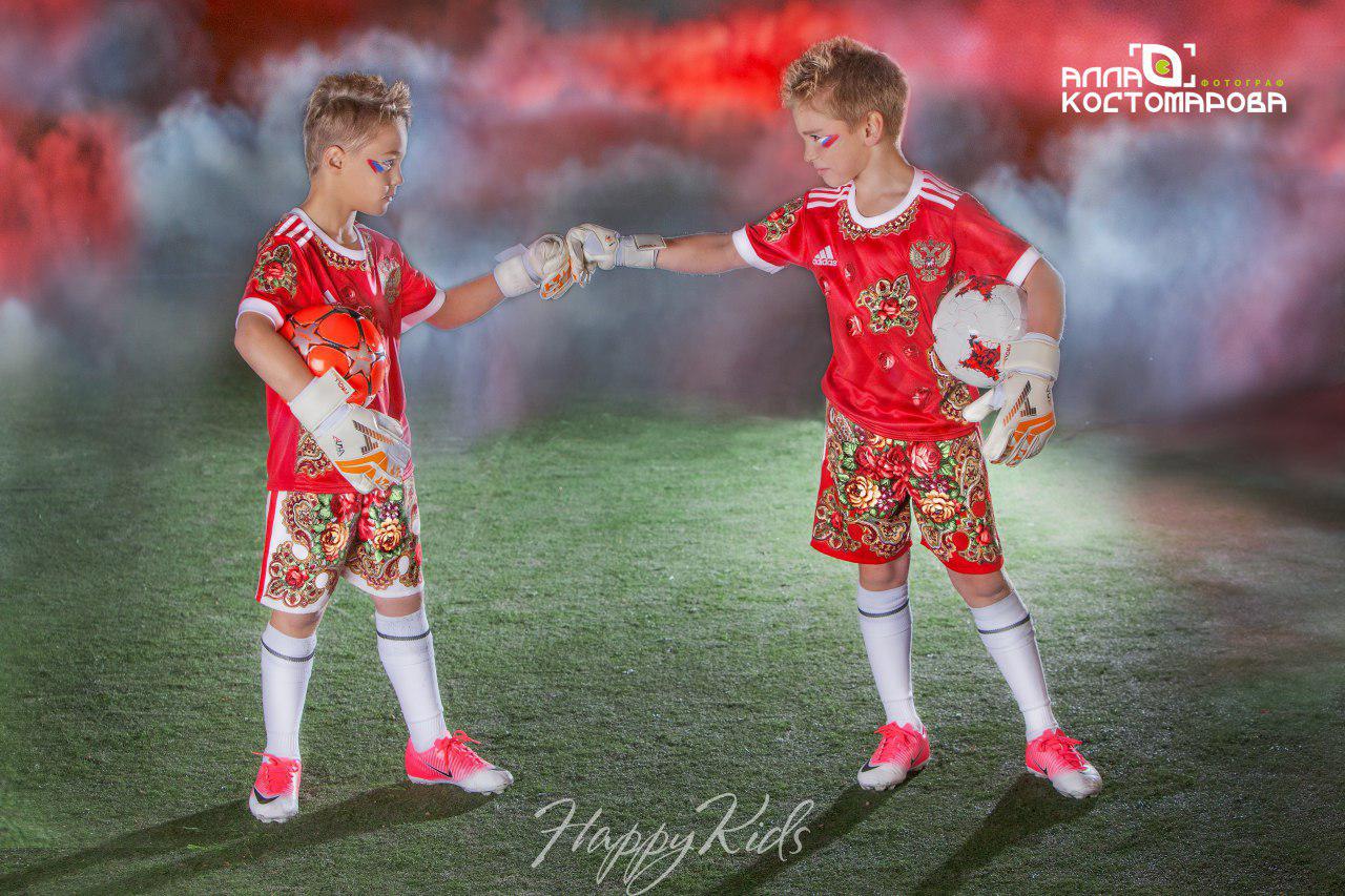 Рекламная Фотосъемка к Чемпионату Мира по футболу Happy Kids Самара -  Детская школа моделей Happy Kids - первый урок бесплатно